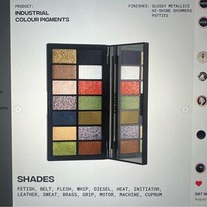 Isamaya Beauty Industrial Colour Pigments Palette - NEW!